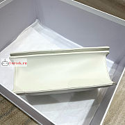 Dior 30 Montaigne Chain bag With Handle Maxicannage White M9215 25x8x15cm - 6