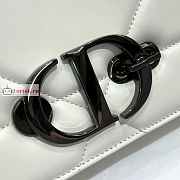 Dior 30 Montaigne Chain bag With Handle Maxicannage White M9215 25x8x15cm - 5