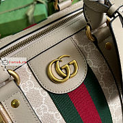 Gucci Medium Ophidia Duffle Bag Beige 681295 44x27x24cm - 3