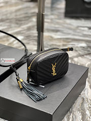 Ysl Lou Belt Bag In Leather Black 614031 15.5x10.5x5.5cm - 5