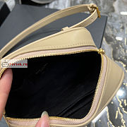 Ysl Lou Belt Bag In Leather Beige 614031 15.5x10.5x5.5cm - 6