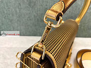 Fendace Baguette Brooch Bag In Gold Leather 28x15.5x7cm - 6