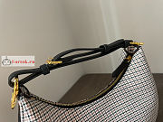 Fendi Small Fendigraphy Houndstooth Bag Brown 29x24.5x10cm - 2