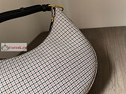 Fendi Small Fendigraphy Houndstooth Bag Brown 29x24.5x10cm - 4