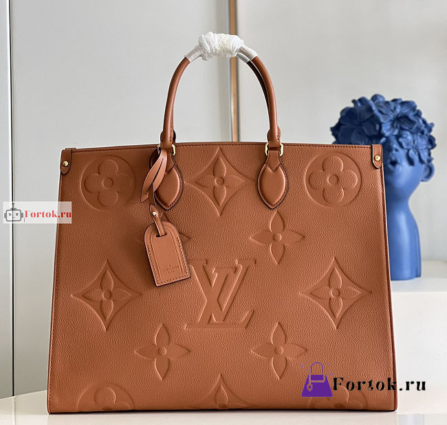 Louis Vuitton Onthego GM Cognac Brown M46134 41x34x19cm - 1