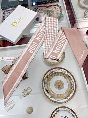 Dior 30 Montaigne Mitzah Scarf Rose Des Vents Silk  - 6