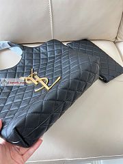 Ysl Medium Icare Maxi Shopping Bag Black 30×27×7cm - 5
