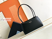 Prada Small Handbag In Leather Black 1BA368 25x13x13.5cm - 1