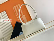 Prada Small Handbag In Leather White 1BA368 25x13x13.5cm - 1