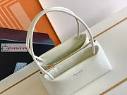 Prada Small Handbag In Leather White 1BA368 25x13x13.5cm - 5