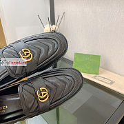 Gucci Women Loafer With Double G Black 670399   - 3