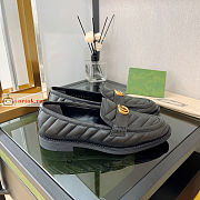 Gucci Women Loafer With Double G Black 670399   - 4