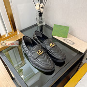 Gucci Women Loafer With Double G Black 670399   - 5