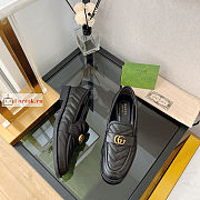 Gucci Women Loafer With Double G Black 670399   - 6