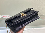 Dior Lady Chain Pouch Black S0937 19.5x12.5x5cm - 6