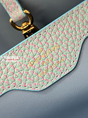 Louis Vuitton Capucines BB Taurillon Leather Lilas M59868 27x18x9cm - 6