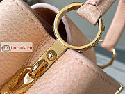 Louis Vuitton Capucines BB Taurillon Leather Yellow M20841 27x18x9cm - 6