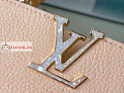 Louis Vuitton Capucines BB Taurillon Leather Yellow M20841 27x18x9cm - 4