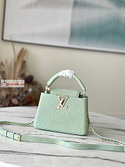 Louis Vuitton Capucines Mini Green M59850 21x14x8cm - 1