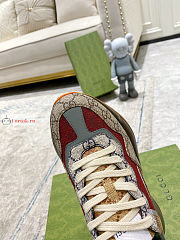 Gucci GG Rhyton Sneaker Beige/Red/Green 620185 - 3