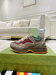 Gucci GG Rhyton Sneaker Beige/Red/Green 620185 - 5