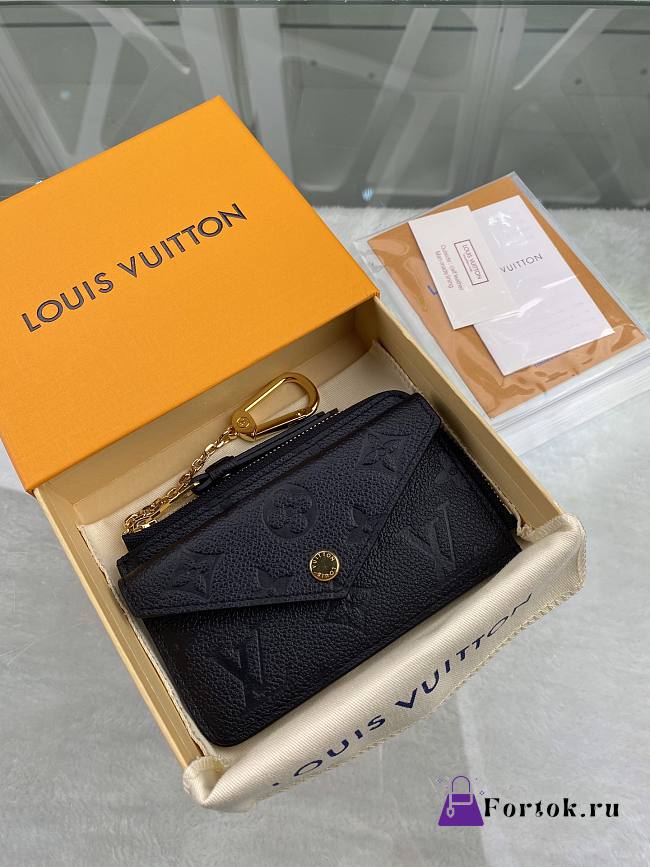 Louis Vuitton Card Holder Recto Verso Black M69421 13x9.5x2.5cm - 1