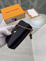 Louis Vuitton Card Holder Recto Verso Black M69421 13x9.5x2.5cm - 5