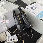 Chanel Small Vanity Case Black AS3344 11.5x15x8.5cm - 4