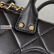 Chanel Small Vanity Case Black AS3344 11.5x15x8.5cm - 3