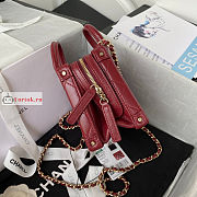 Chanel Small Vanity Case Red AS3344 11.5x15x8.5cm - 2