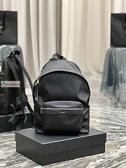 Ysl City Backpack in Nylon Canvas/Leather 326865 30x38x17cm - 1