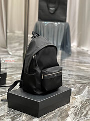 Ysl City Backpack in Nylon Canvas/Leather 326865 30x38x17cm - 4