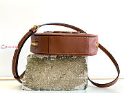 Celine Mini Bowling Bag In Triomphe Leather 20x15x5cm - 3