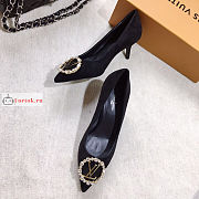 Louis Vuitton Madeleine Pump In Suede 1A51W9 - 3