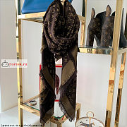 Louis Vuitton New Ladies Shawl Scarf Brown M75122 - 6