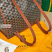 Goyard Leger Backpack Black/Brown 37x15x34cm  - 5