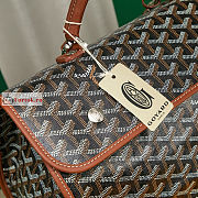 Goyard Leger Backpack Black/Brown 37x15x34cm  - 3