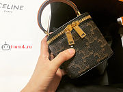 Celine Mini Vanity Case In Triomphe Canvas 9.5x8x9cm - 3