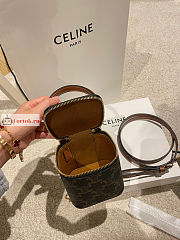 Celine Mini Vanity Case In Triomphe Canvas 9.5x8x9cm - 5