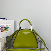 Prada Small Ivy Supernova Handbag Green 1BA366 25.5x18x13.5cm - 1