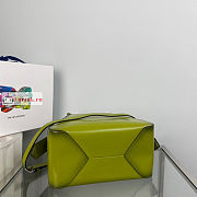Prada Small Ivy Supernova Handbag Green 1BA366 25.5x18x13.5cm - 6