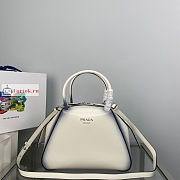 Prada Small Ivy Supernova Handbag White 1BA366 25.5x18x13.5cm - 1