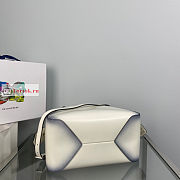 Prada Small Ivy Supernova Handbag White 1BA366 25.5x18x13.5cm - 5