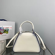 Prada Small Ivy Supernova Handbag White 1BA366 25.5x18x13.5cm - 3