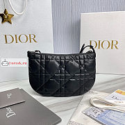 Dior Mini Caro Tulip Bag Black S5139 25cm - 4