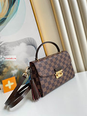 Louis Vuitton Croisette Bag Damier Brown N53000 24x17x9.5cm - 6