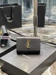 Ysl Kate Belt Bag In Grained Leather Black 534395 18x12x4.5cm  - 1