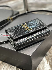 Ysl Kate Belt Bag In Crocodile Leather Black 534395 18x12x4.5cm  - 2