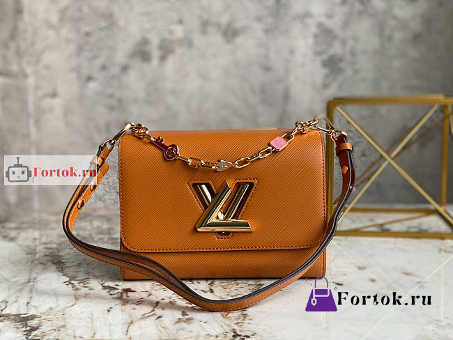 Louis Vuitton Twist MM Handbag Epi Leather Cipango Beige M20846 23x17x9.5cm - 1