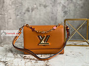 Louis Vuitton Twist MM Handbag Epi Leather Cipango Beige M20846 23x17x9.5cm - 1